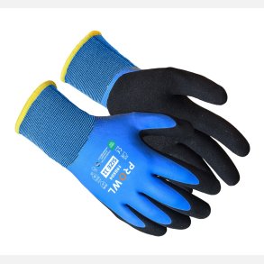 Vinterhanske dobbeldyppet h�ndflate i lateks og lateks sand