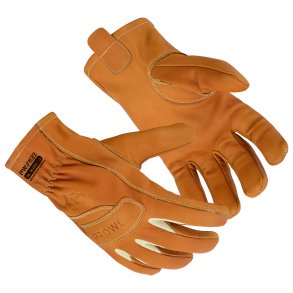 Prowl skj�rebeskyttelseshanske i skinn med kuttforsterket niv� C Kevlar-h�ndflate